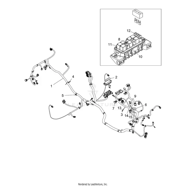 Electrical: Wire Harness (3) - 2018 Polaris Rzr Xp 1000 1