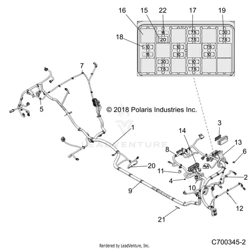 Electrical: Wire Harness (3) - 2019 Polaris Rzr Xp 4 1000 1