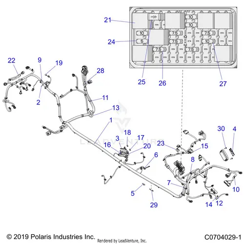 Electrical: Wire Harness Chassis - 2020 Polaris Rzr Pro Xp 4 1