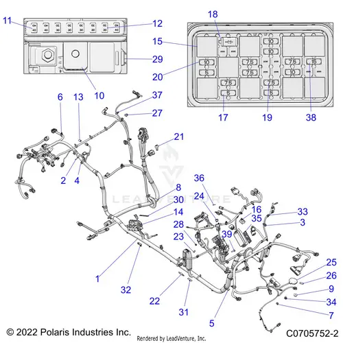 Electrical: Wire Harness Chassis - 2021 Polaris Rzr Pro Xp Ultimate Ca 1