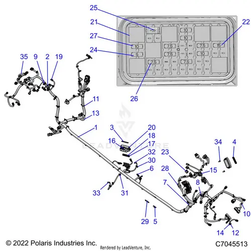 Electrical: Wire Harness Chassis - 2022 Polaris Rzr Pro Xp 4 Sport 1