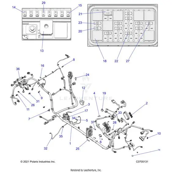 Electrical: Wire Harness Chassis - 2022 Polaris Rzr Turbo R 4 Sport 1