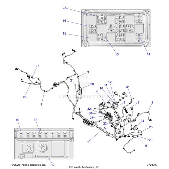 Electrical: Wire Harness Chassis - 2024 Polaris Rzr Pro R Ultimate 1