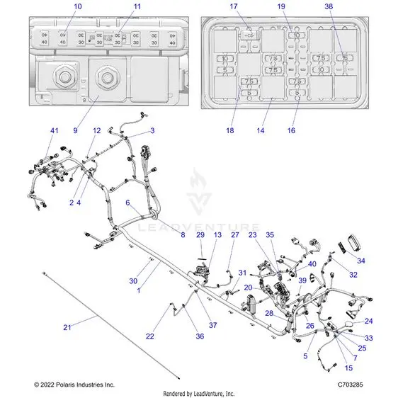 Electrical: Wire Harness Chassis - 2024 Polaris Rzr Pro Xp 4 Ultimate 1