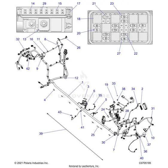 Electrical: Wire Harness Chassis - 2024 Polaris Rzr Turbo R 4 Ultimate 1