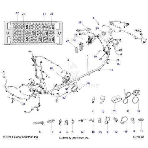 Electrical: Wire Harness Chassis - 2026 Polaris Rzr Pro S 4 Sport 1