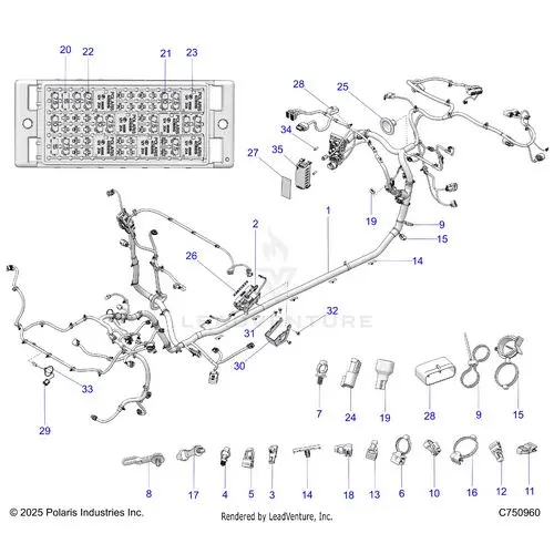 Electrical: Wire Harness Chassis - 2026 Polaris Rzr Pro S Ultimate 1