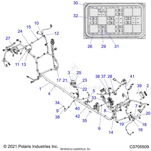 Electrical: Wire Harness Chassis Ultimate Le - 2021 Polaris Rzr Pro Xp 4 Ultimate Rockford Le 1
