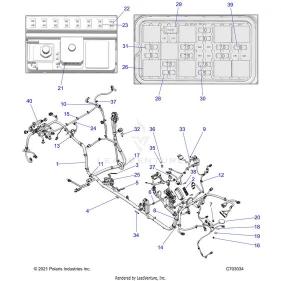 Electrical: Wire Harness Chassis Ultimate Le - 2022 Polaris Rzr Pro Xp Ultimate Evap 1