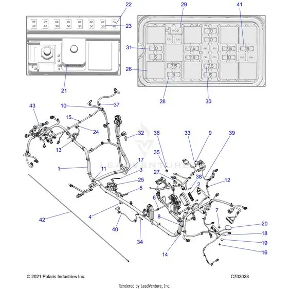 Electrical: Wire Harness Chassis Ultimate Le - 2022 Polaris Rzr Pro Xp Ultimate Rockford Le 1