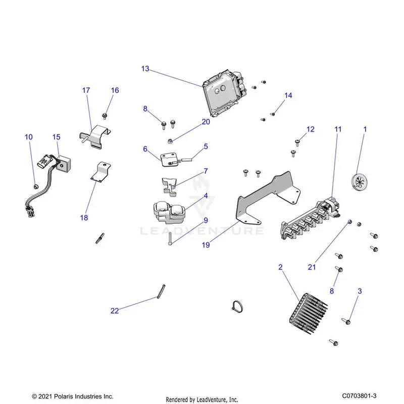 Electrical: Wire Harness Components - 2022 Polaris General Xp 4 1000 Deluxe Ride Command 1