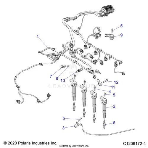 Electrical: Wire Harness Engine - 2023 Polaris Rzr Pro R 4 Lv 1