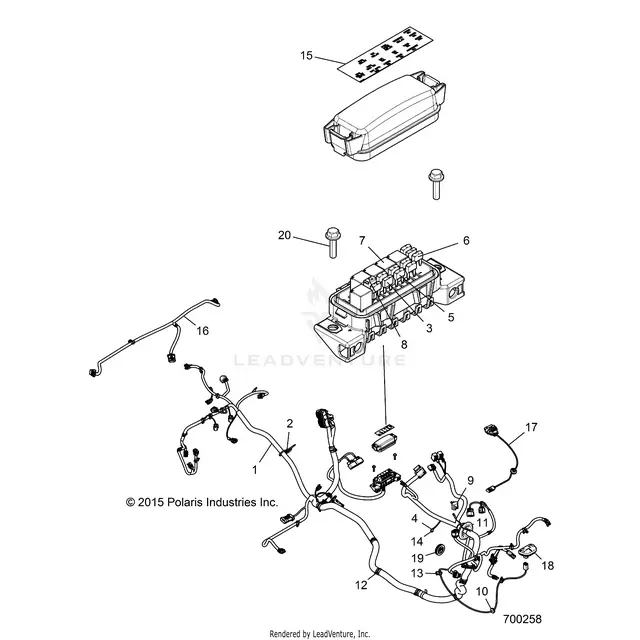 Electrical: Wire Harness Gps - 2016 Polaris Rzr 900/900 Eps 1