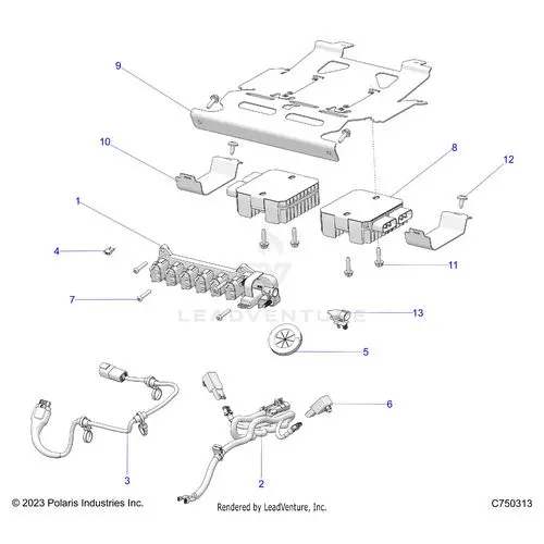 Electrical: Wire Harness Peripheral - 2026 Polaris Rzr Pro S 4 Sport 1