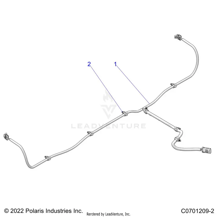 Electrical: Wire Harnesses Box - 2022 Polaris General Xp 4 1000 Deluxe Ride Command 1