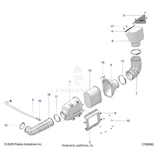 Engine: Air Intake - 2026 Polaris Rzr Pro R Race 1