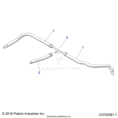 Engine: Air Intake Piping - 2020 Polaris Rzr Turbo S 4 Velocity 1