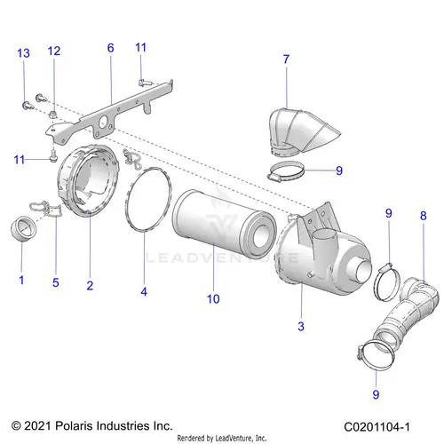 Engine: Air Intake System - 2021 Polaris Rzr 200 1