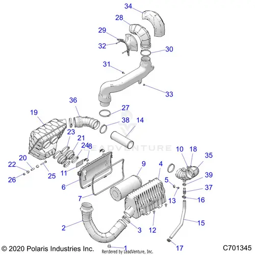 Engine: Air Intake System - 2021 Polaris Rzr Xp 1000 High Lifter 1