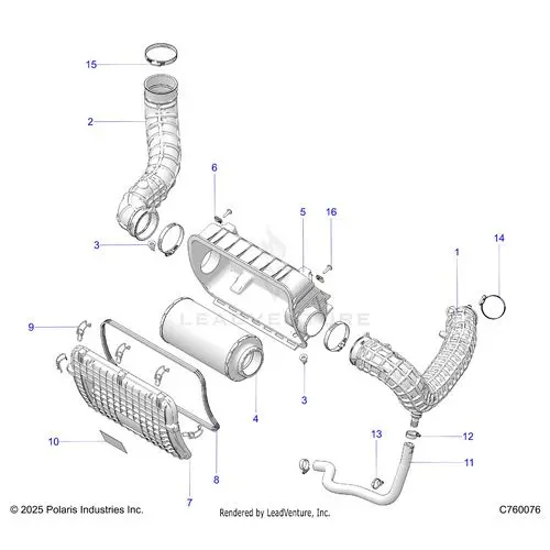 Engine: Air Intake System - 2026 Polaris Rzr Xp 4 1000 Sport 1
