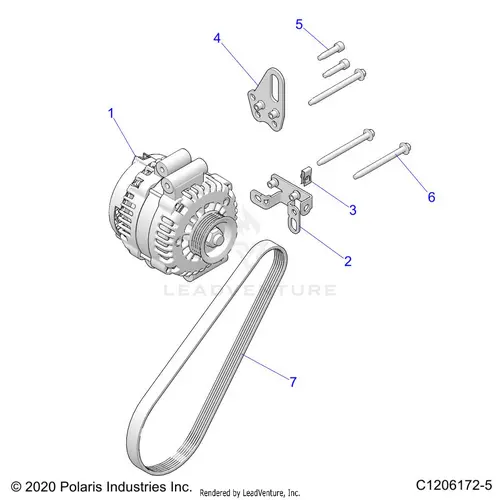 Engine: Alternator - 2022 Polaris Rzr Pro R Ultimate 1