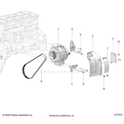 Engine: Alternator - 2026 Polaris Rzr Pro R Ultimate 1