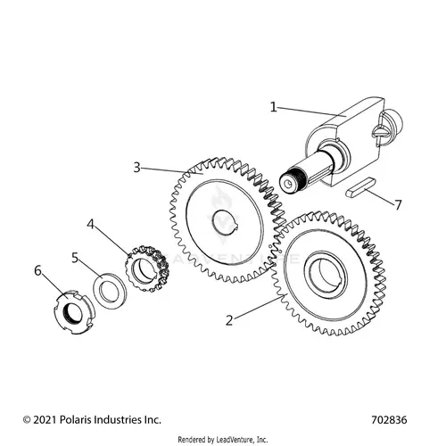 Engine: Balance Shaft And Balance Gear - 2022 Polaris Rzr 200 1