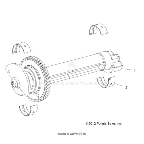 Engine: Balancer - 2015 Polaris Rzr S 900 1