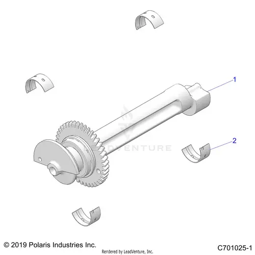 Engine: Balancer - 2023 Polaris Rzr 900 Trail 1