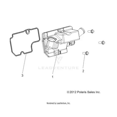 Engine: Breather - 2015 Polaris Rzr 4 900 1