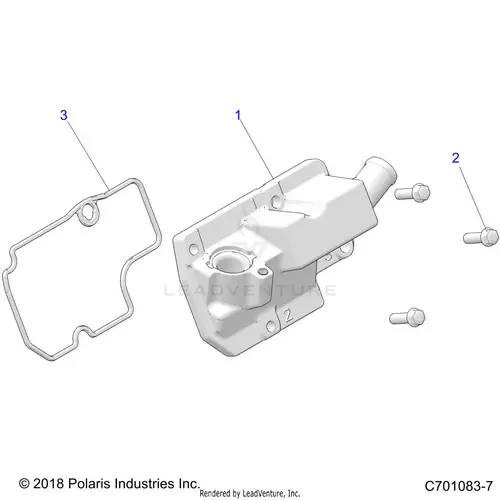 Engine: Breather - 2022 Polaris Rzr Trail S 1000 Premium 1