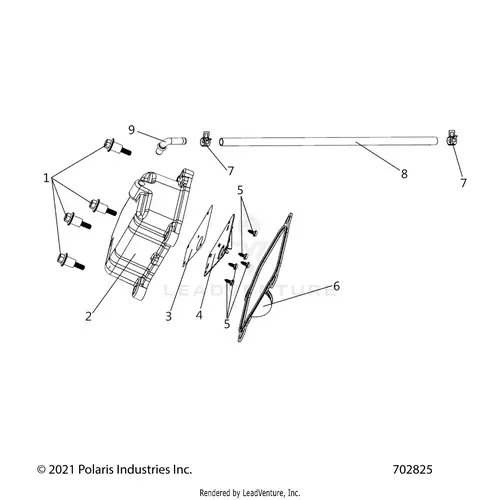 Engine: Breather - 2025 Polaris Rzr 200 Md 1