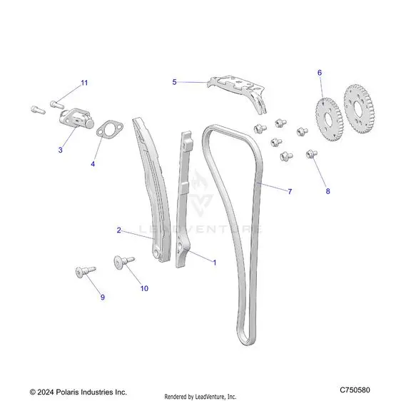 Engine: Cam Chain And Tensioner - 2026 Polaris Rzr Xp S 4 1000 Sport 1