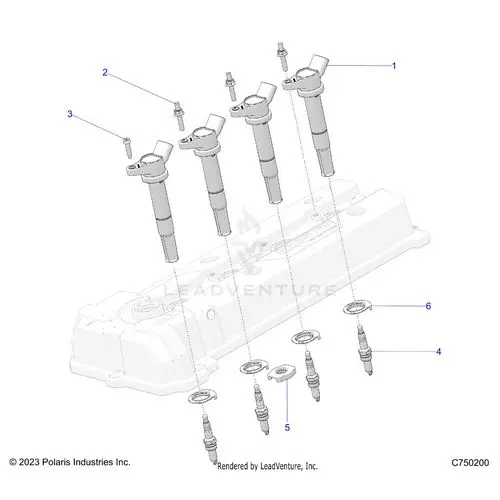 Engine: Coils & Spark Plugs - 2025 Polaris Rzr Pro R 4 Factory Armored Le Ultimate 1