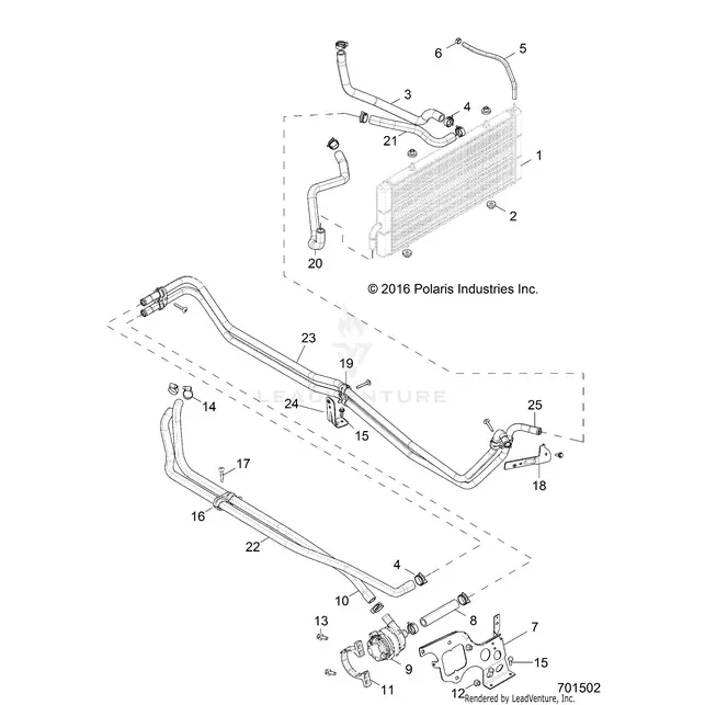 Engine: Cooling Aux. System - 2018 Polaris Rzr Xp Turbo S 1