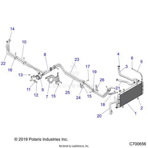 Engine: Cooling Aux. System - 2020 Polaris Rzr Xp 4 Turbo 1