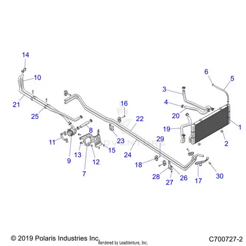 Engine: Cooling Aux. System - 2021 Polaris Rzr Turbo S 4 1