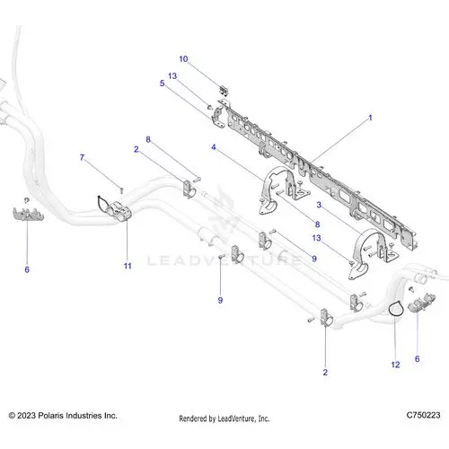 Engine: Cooling Mounting - 2026 Polaris Rzr Pro R Le 1