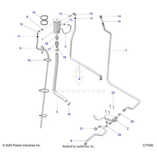 Engine: Cooling Surge Tank And Trans Pump - 2026 Polaris Rzr Pro R Race 1