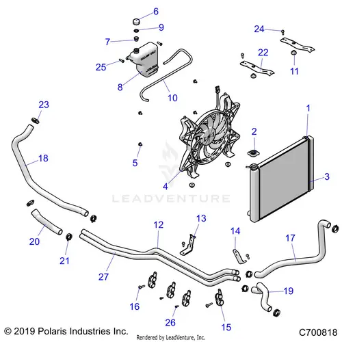 Engine: Cooling System - 2026 Polaris Rzr Trail S 1000 Ultimate 1