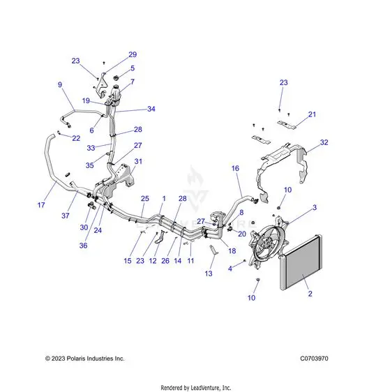 Engine: Cooling System - 2026 Polaris Rzr Xp 4 1000 Ultimate 1