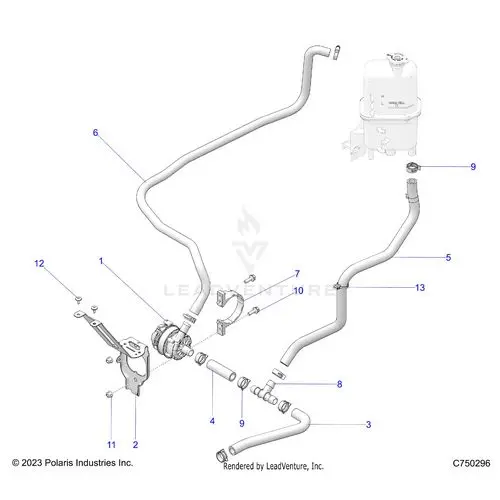 Engine: Cooling Waterpump Asm. - 2026 Polaris Rzr Pro Xp Ultimate 1