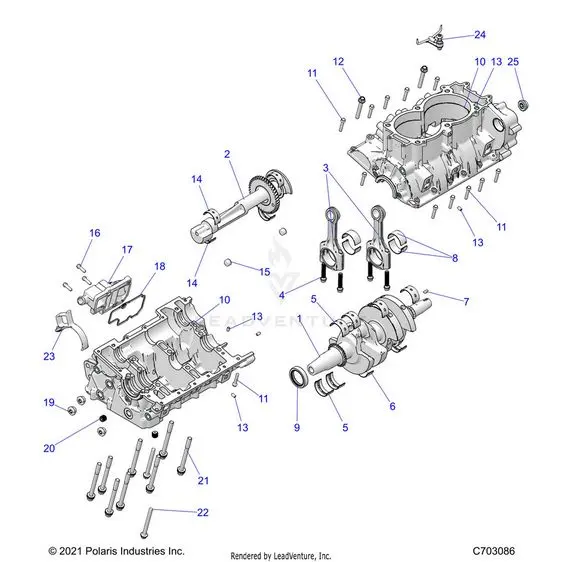 Engine: Crankcase And Crankshaft - 2026 Polaris Rzr Xp S 1000 Ultimate 1