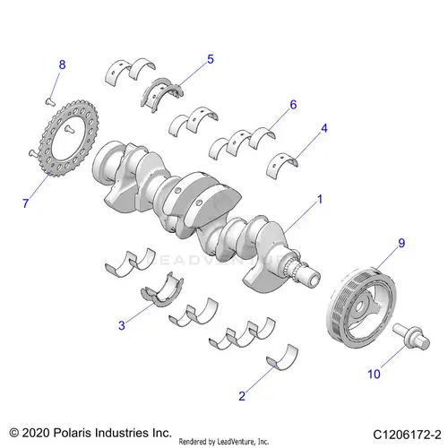 Engine: Crankshaft And Bearings - 2022 Polaris Rzr Pro R 4 Ultimate 1