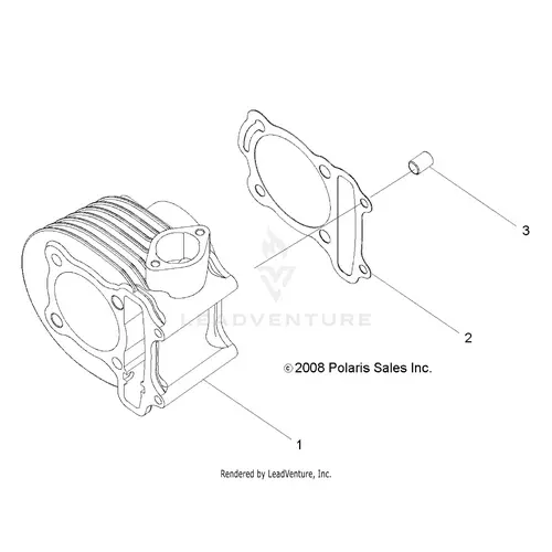 Engine: Cylinder - 2021 Polaris Rzr 170 1