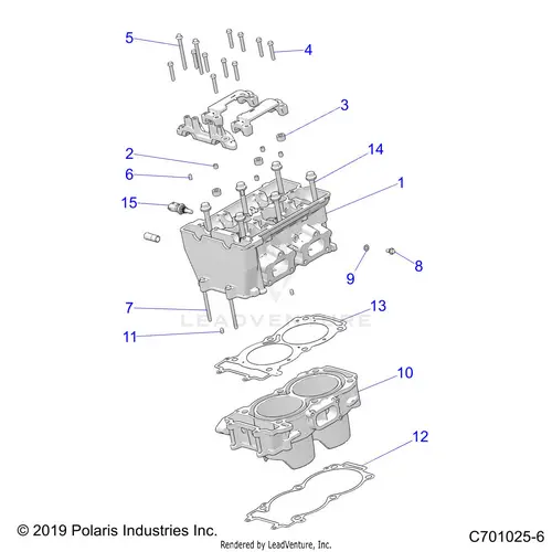 Engine: Cylinder And Head - 2026 Polaris Rzr 900 Trail Sport 1