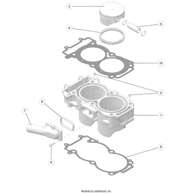 Engine: Cylinder And Piston - 2015 Polaris Rzr Xp 1000 1