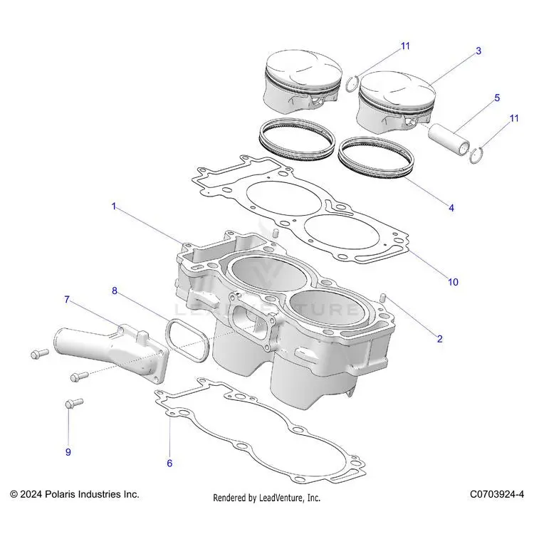Engine: Cylinder And Piston - 2026 Polaris General 1000 Sport 1