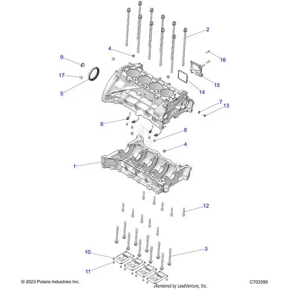 Engine: Cylinder Block - 2026 Polaris Rzr Pro R Ultimate 1
