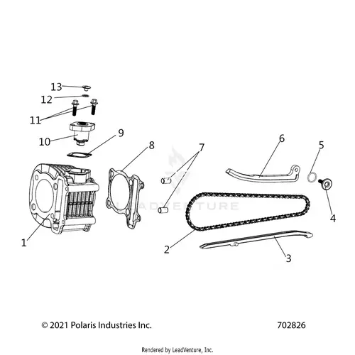 Engine: Cylinder Comp - 2026 Polaris Rzr 200 Evap 1